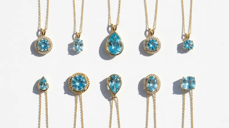 Pendentif aigue-marine or : guide pour bien choisir
